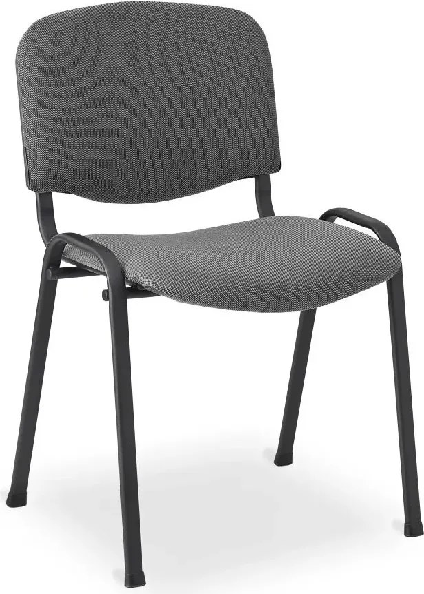 Szare Metalowe Sztaplowane Krzesło Konferencyjne Iso B7-T98