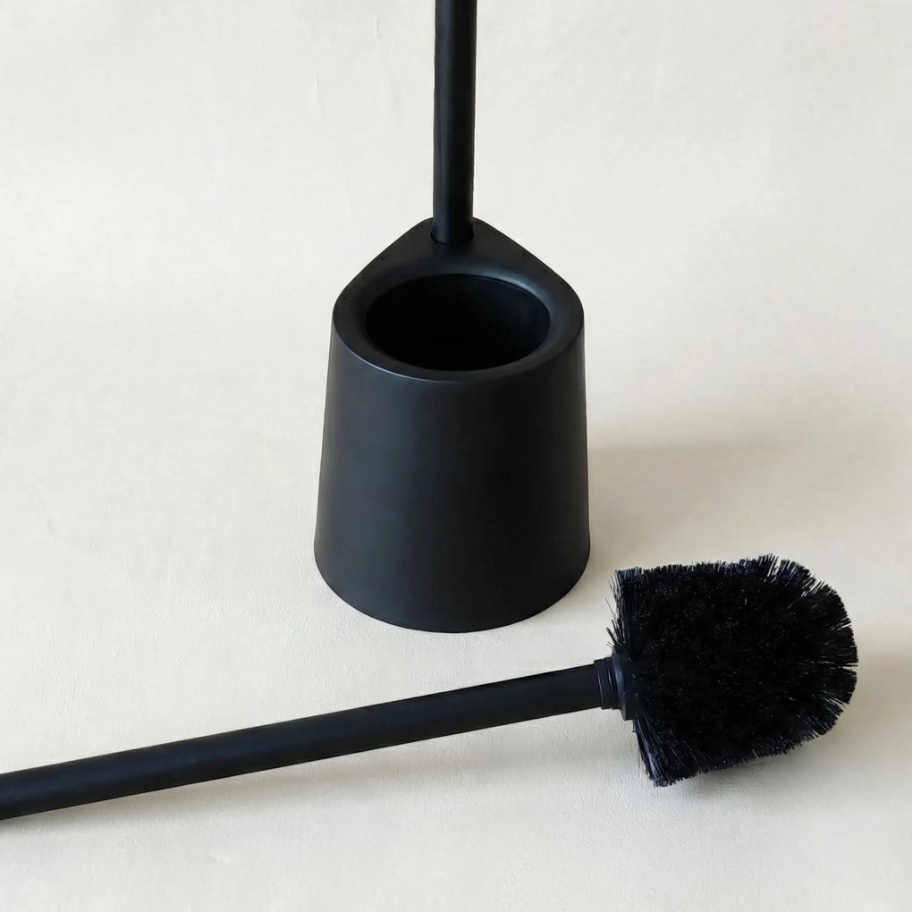 Stojak na papier toaletowy i szczotkę do WC STILK, 63 cm