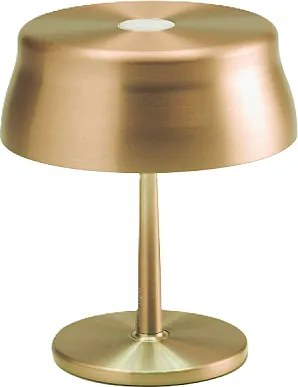 Lampa stołowa LED Zafferano SISTER LIGHT MINI Wi-Fi Smart Gold z możliwością ładowania i ściemniania