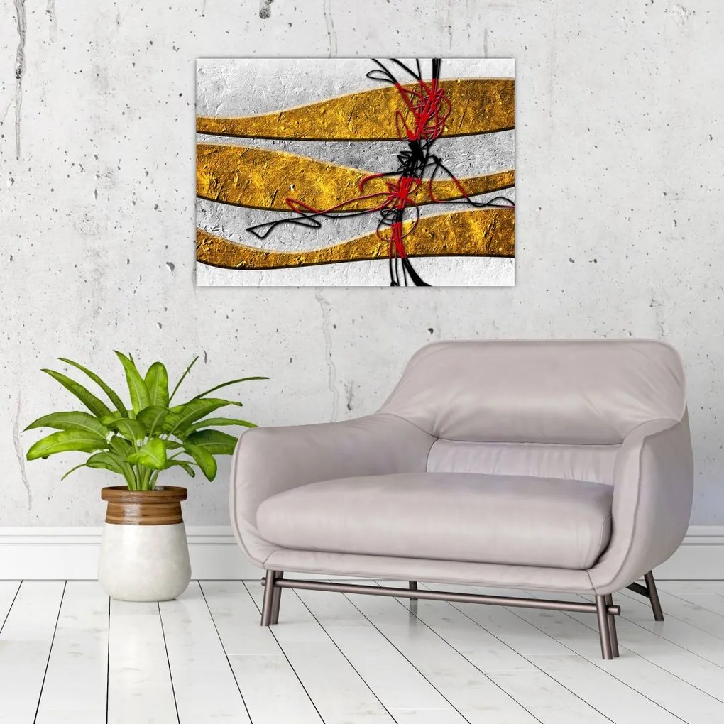 Abstrakcyjny obraz (70x50 cm)