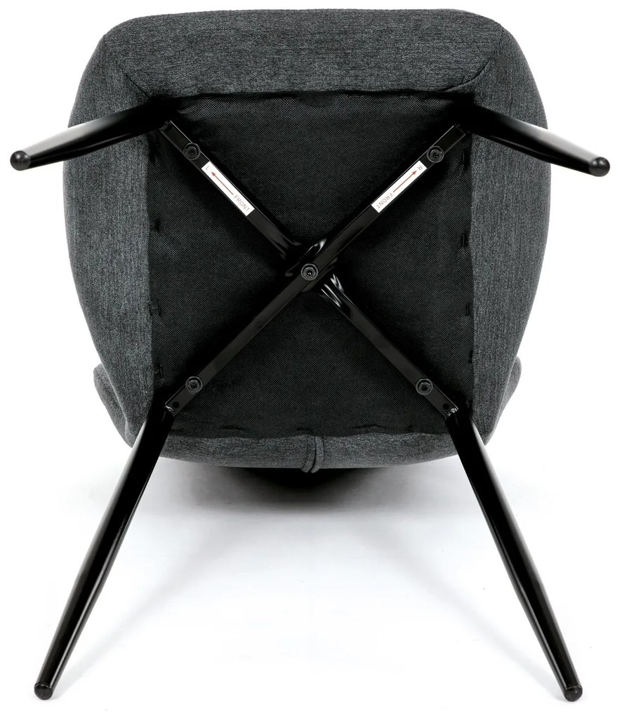 Zestaw krzeseł do jadalni CT-285 GREY2, 4 szt.