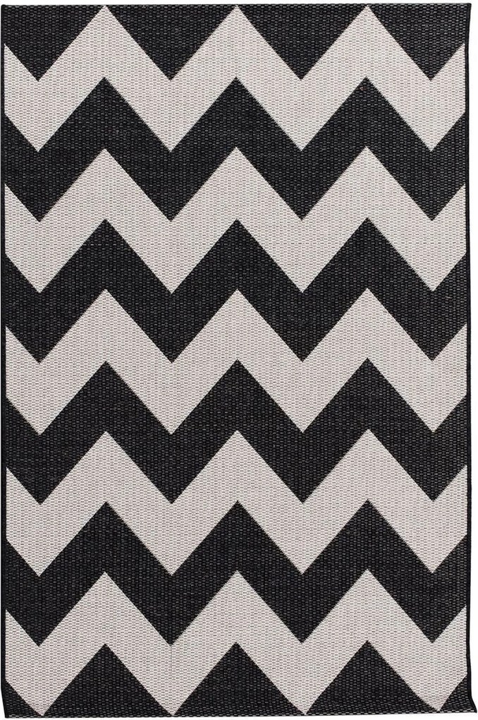 Dywan Modern Chevron black/beige160x230cm