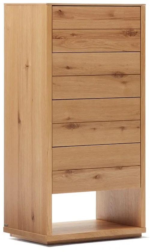 Wysoka komoda w dekorze dębu 60x120 cm Alguema – Kave Home