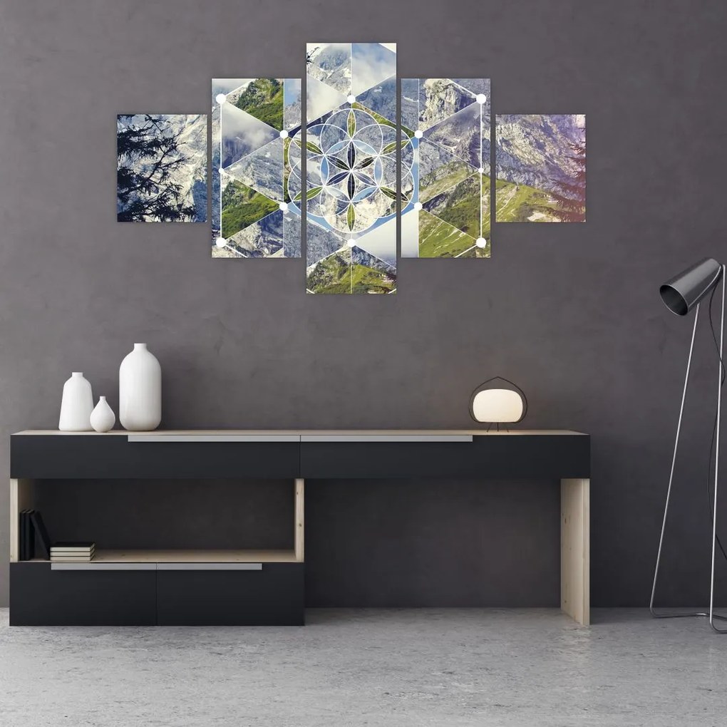 Obraz - Figura geometryczna (125x70 cm)