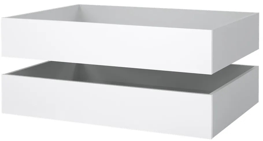 Białe szuflady pod łóżko zestaw 2 szt. 90x190/140x190 cm Naia – Tvilum