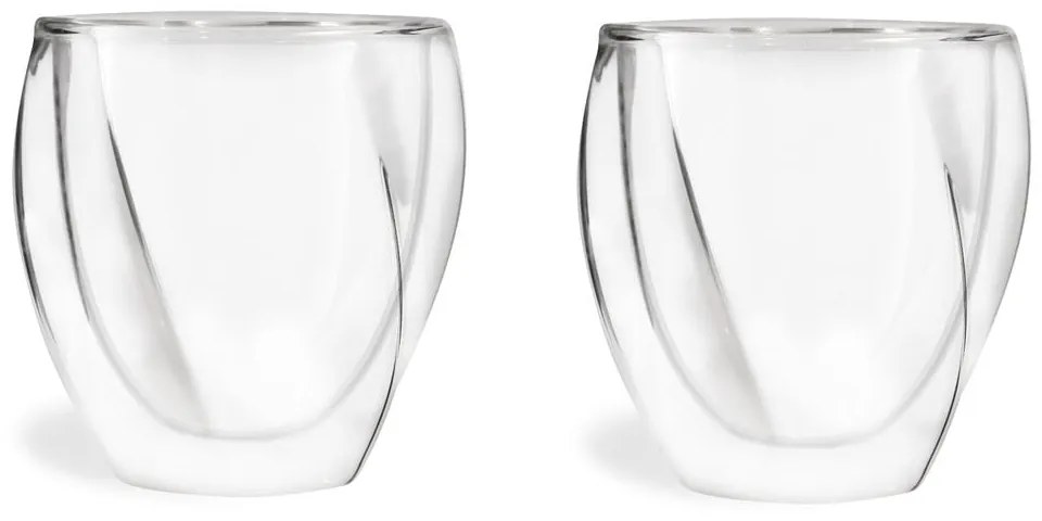 Kubki do cappuccino z podwójną ścianką zestaw 2 szt. 250 ml Cristallo – Vialli Design