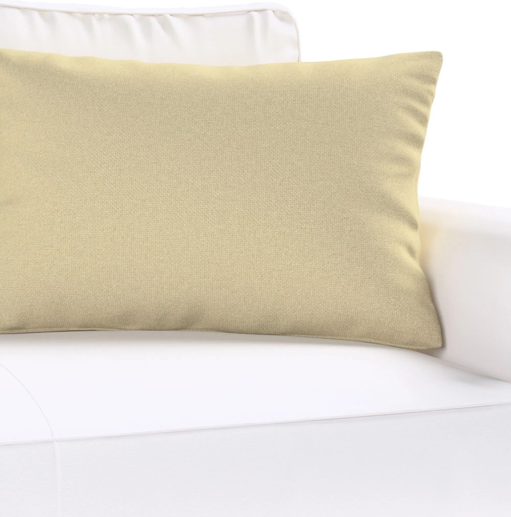 Poszewka Kinga na poduszkę prostokątną kolor zielony tkanina strukturalna