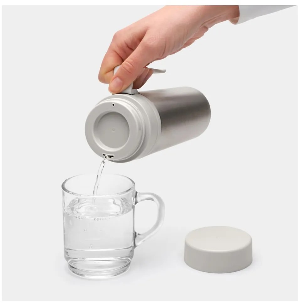 Jasnoszary kubek termiczny 500 ml Make & Take – Brabantia
