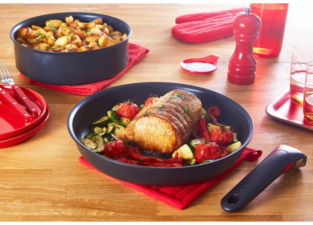 Patelnia wok aluminiowa ø 26 cm Ingenio Unlimited – Tefal