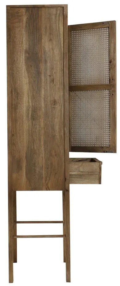 Brązowa szafka z drewna mango 45x180 cm Nipas – Light & Living