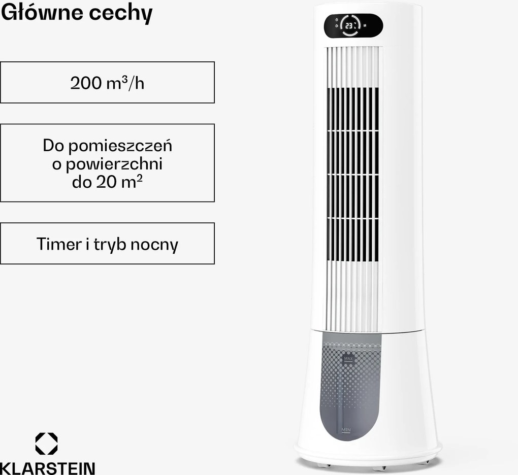 Klarstein Frost 7L 200m³/h Rashlađivač Zraka Bijela