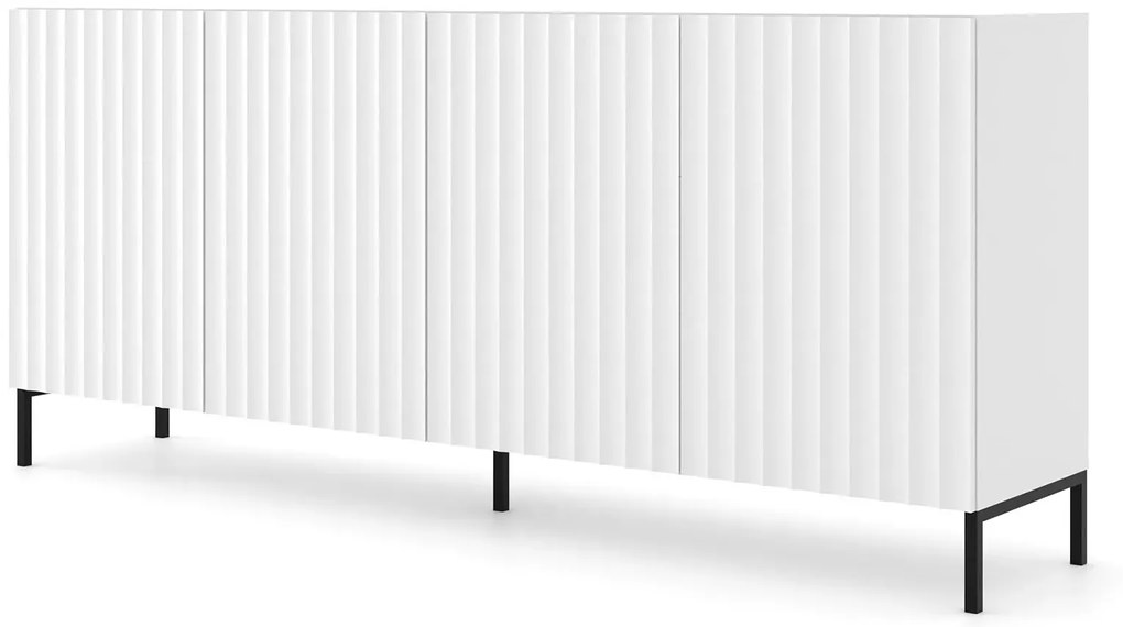 Wisząca komoda z gładkim frontem dąb hikora F2-C18