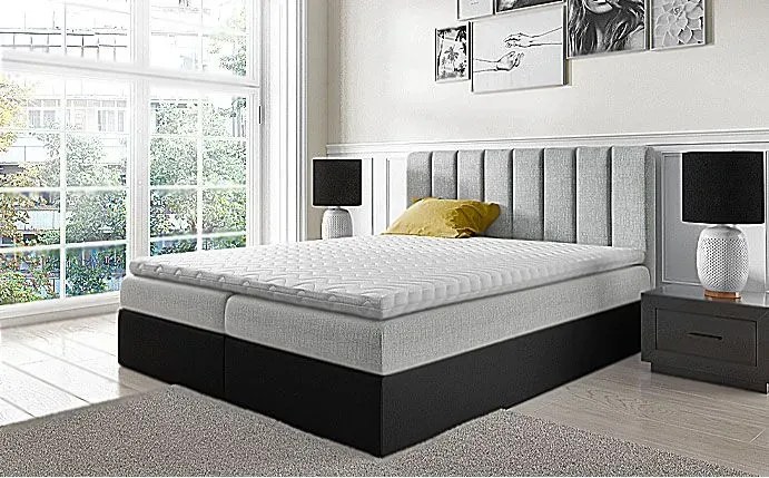 Łóżko kontynentalne Rolix 200x200 - 44 kolory