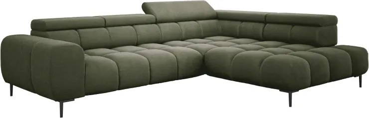 Narożnik PLAZA L Prawostronny w tkaninie Promocyjnej APHRODITE 12 WERSAL