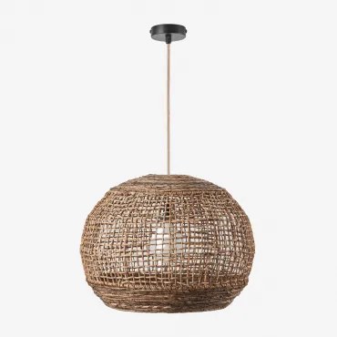 Lampa Sufitowa Wisząca Do Użytku Zewnętrznego Udane Miel - Czarna & Ø60 Cm - ↑45 Cm Udane - Sklum