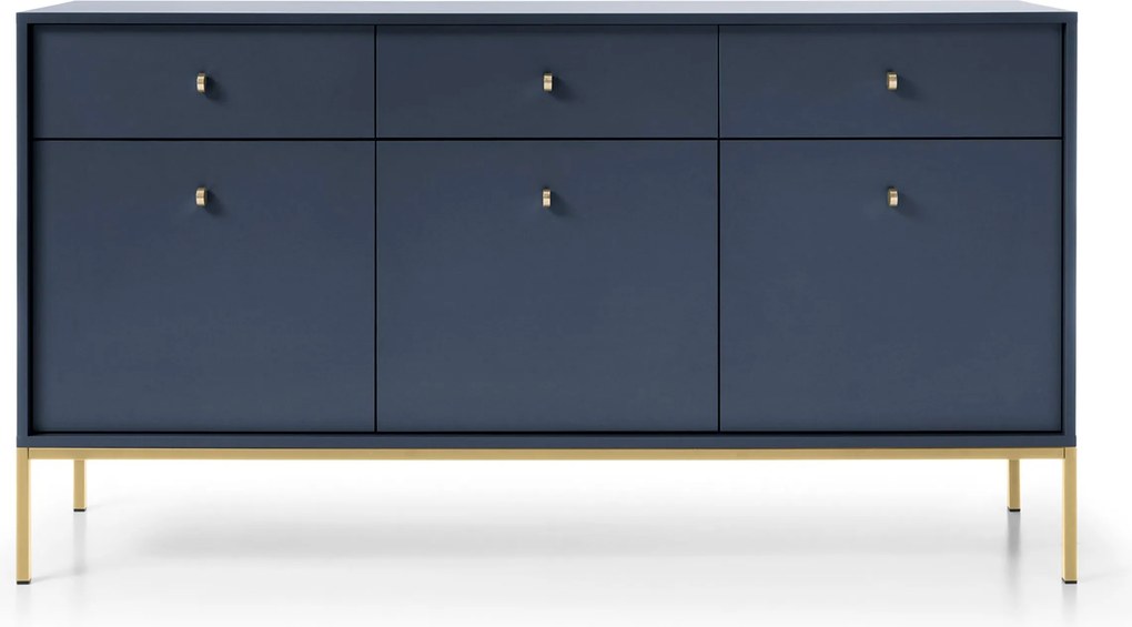 Komoda MONDO 154 cm do Salonu Sypialni Odcienie granatowego
