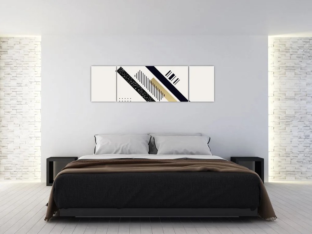 Obraz - Kształty geometryczne N⁰5 (170x50 cm)