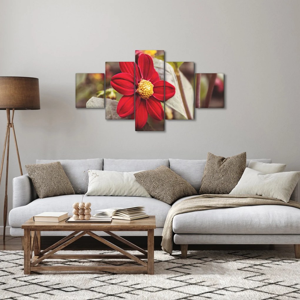 Obraz kwiatu (125x70 cm)