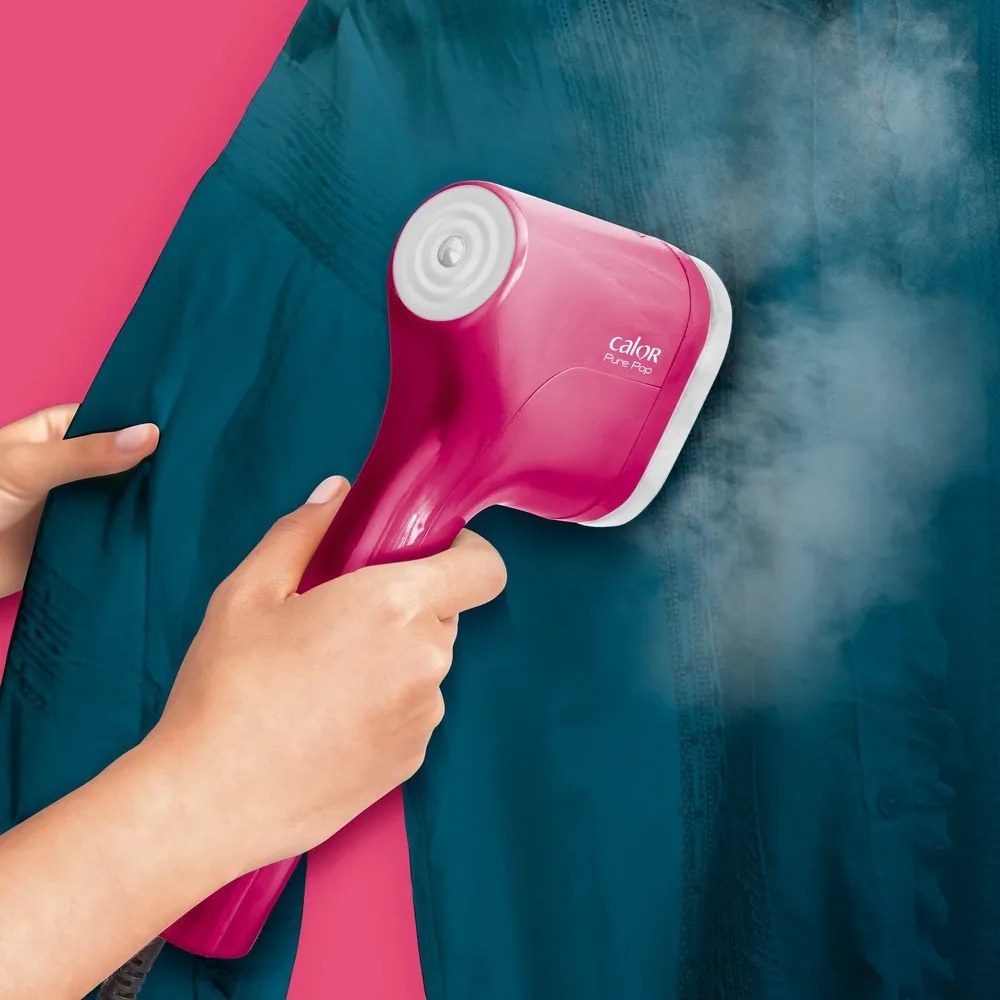 Różowa parownica do ubrań Pure POP DT2023F0 – Tefal