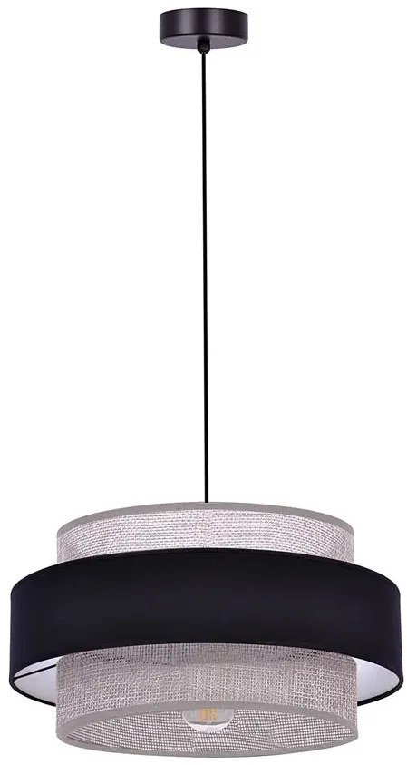 Lampa abażurowa wisząca boho nad stół A6-R26