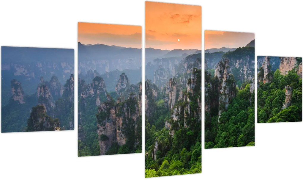 Obraz - Narodowy Park Leśny Zhangjiajie (125x70 cm)