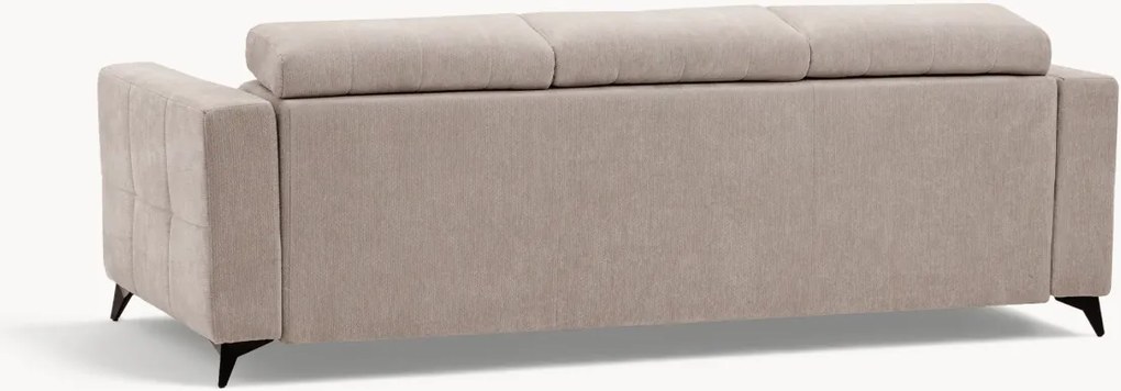 Sofa Nardo z funkcją spania - beżowy szenil Vibe 08