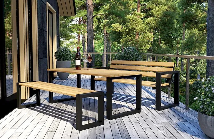 Zestaw mebli ogrodowych 150 - Caverno 2X