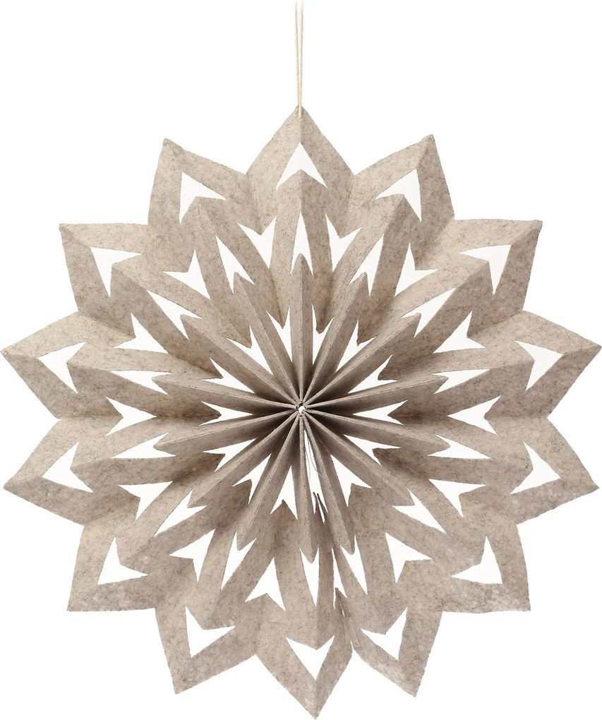 Ozdoba świąteczna Nivalis II beige 40 cm