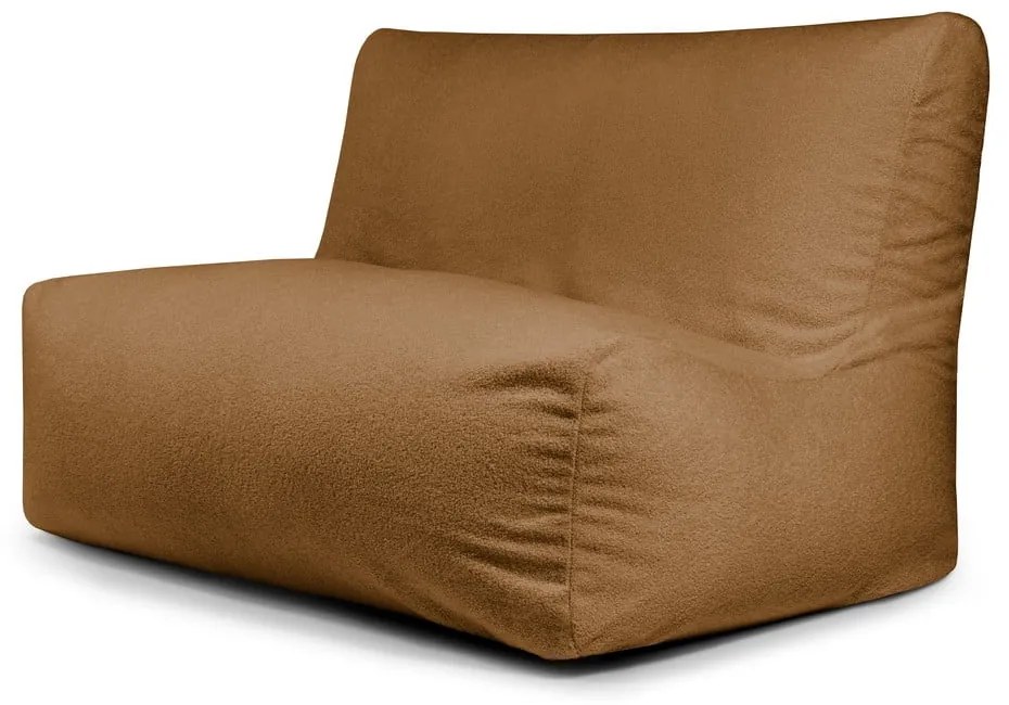 Brązowy worek do siedzenia z materiału bouclé Sofa Seat Lounge – SLOWDOWN
