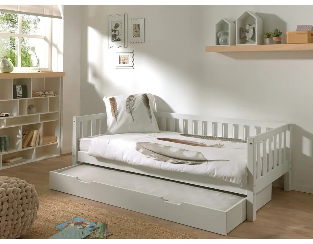 Białe łóżko dziecięce 90x200 cm Fritz – Vipack