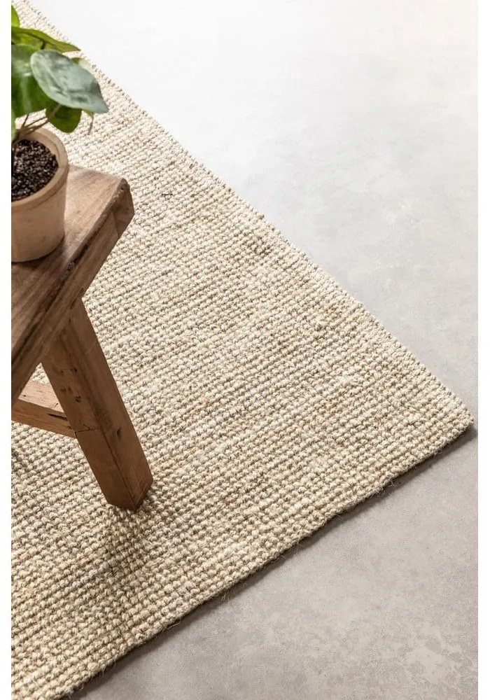 Kremowy dywan z juty 80x150 cm Bouclé – Hanse Home