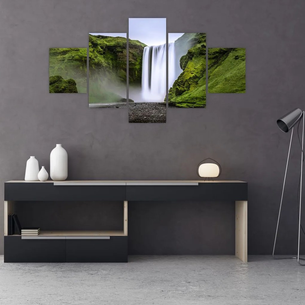 Obraz wodospadów (125x70 cm)