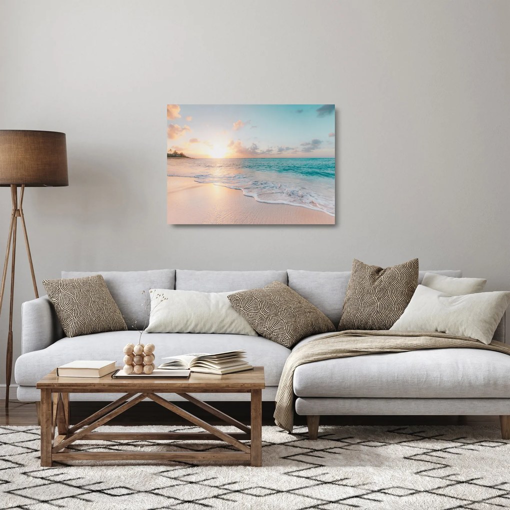 Obraz na szkle - Wymarzona plaża (70x50 cm)