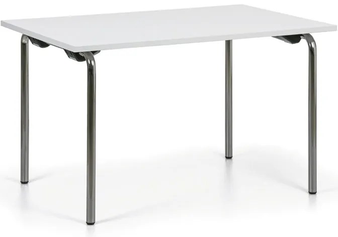 Składany stół SPOT, 120x80 cm, biały