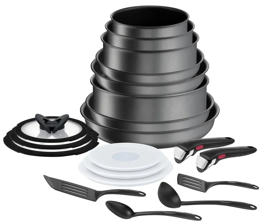 Zestaw garnków aluminiowych 20 el. Ingenio Daily Chef On – Tefal