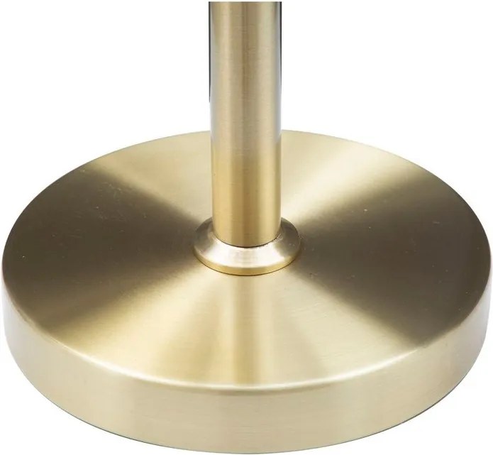 Lampa stołowa w biało-złotym kolorze ze szklanym kloszem (wysokość 74 cm) Glamy – Mauro Ferretti