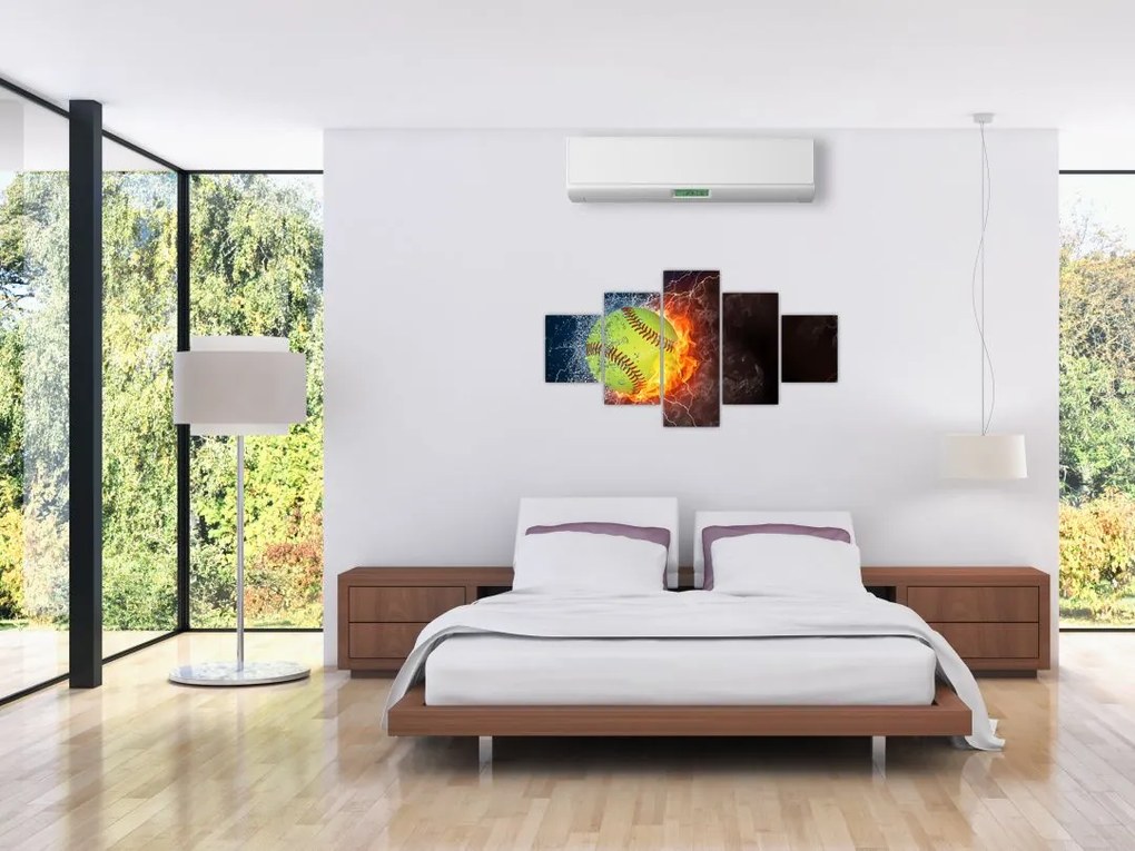 Obraz - Piłka tenisowa (125x70 cm)