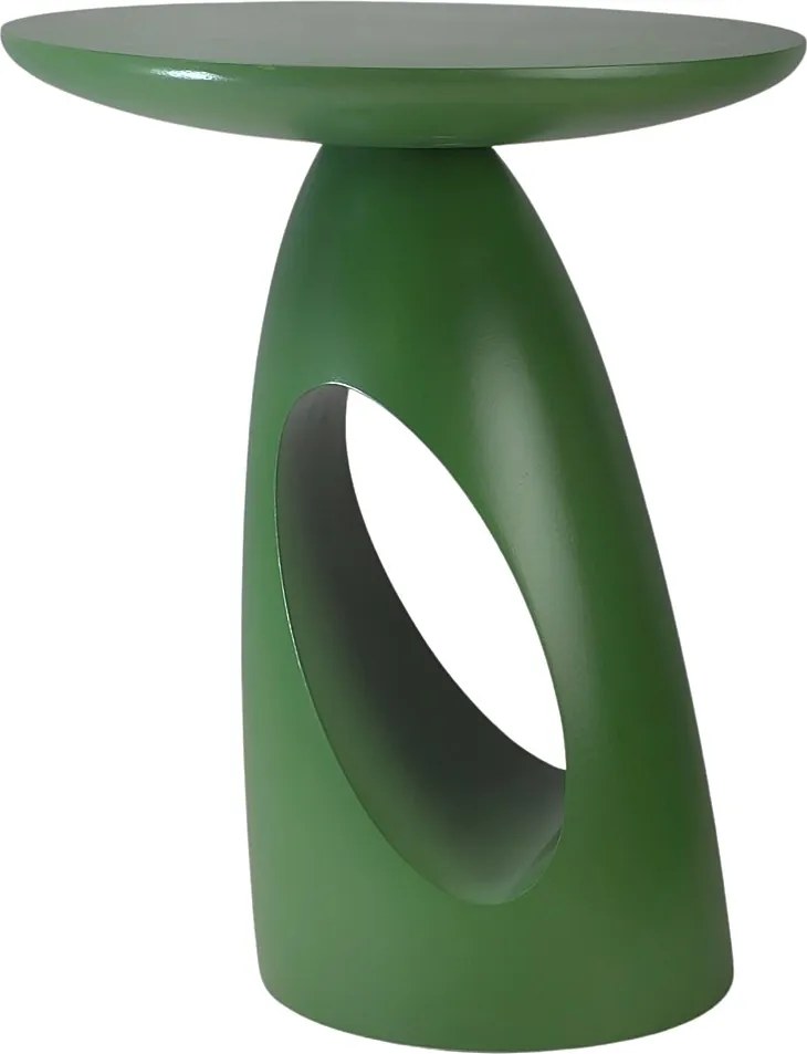 Stolik drewniany różne kolory Kayani Island, groszkowa zieleń