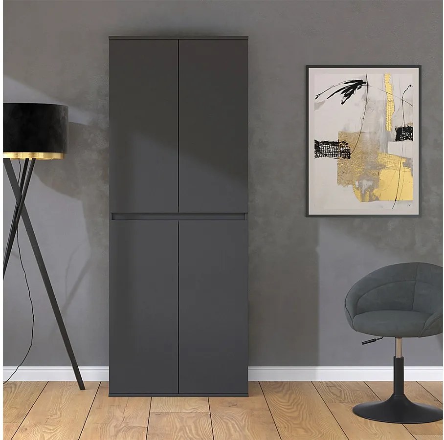 Szafa antracyt 74x40x191.5 claus