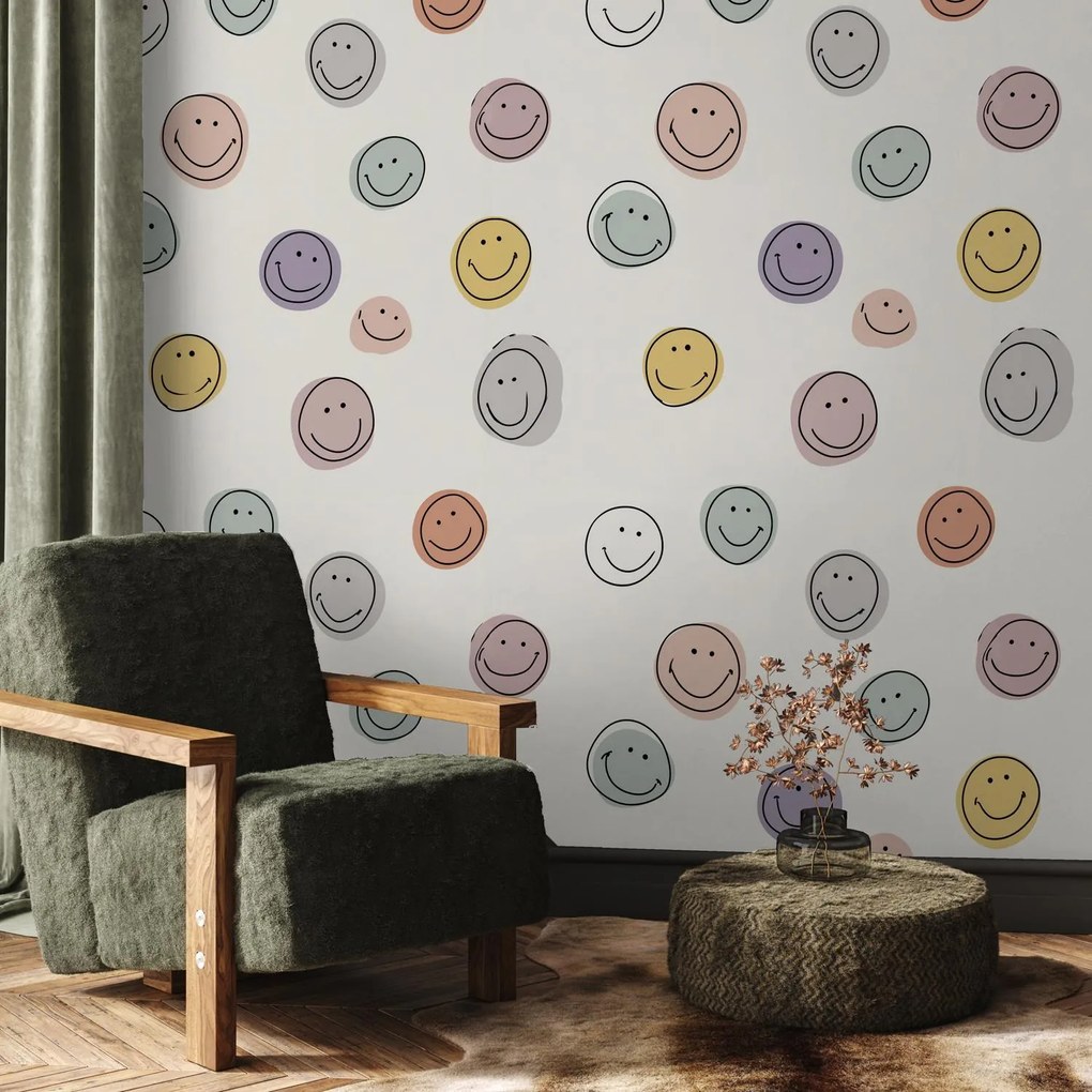 Fototapeta - Emotikonki (196x136 cm)
