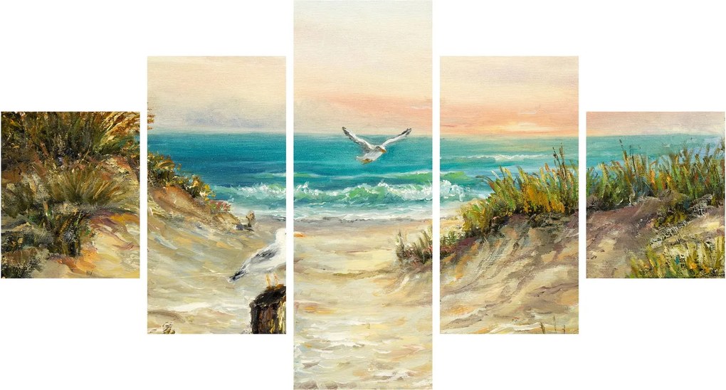 Obraz - Piaszczysta plaża (125x70 cm)