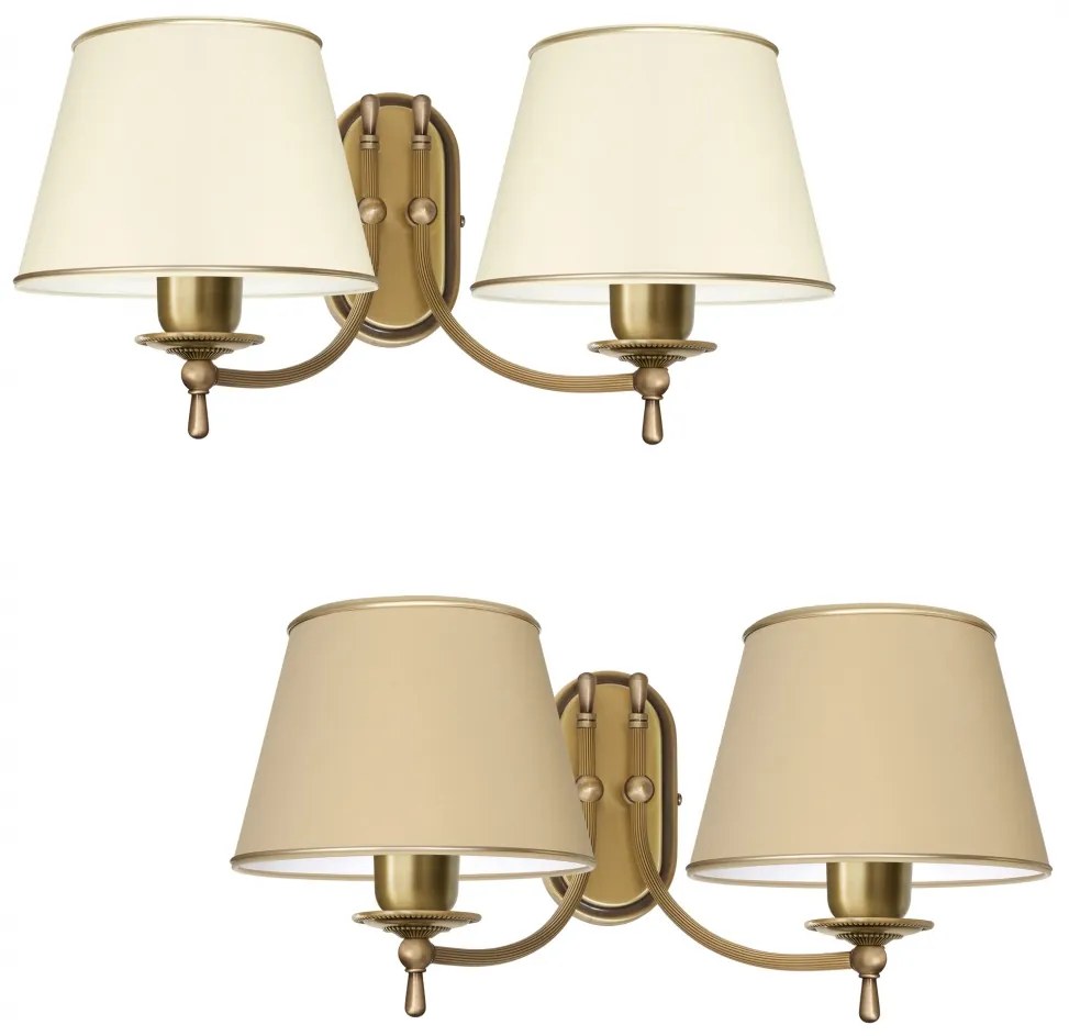 Klasyczny kinkiet mosiężny L-K2A