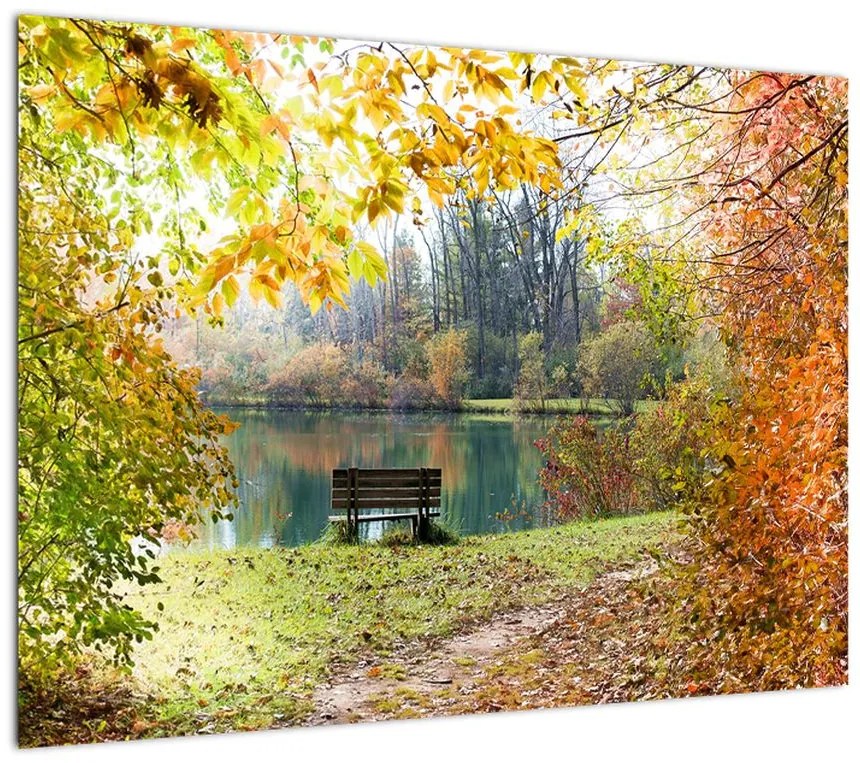 Obraz stawu (70x50 cm)