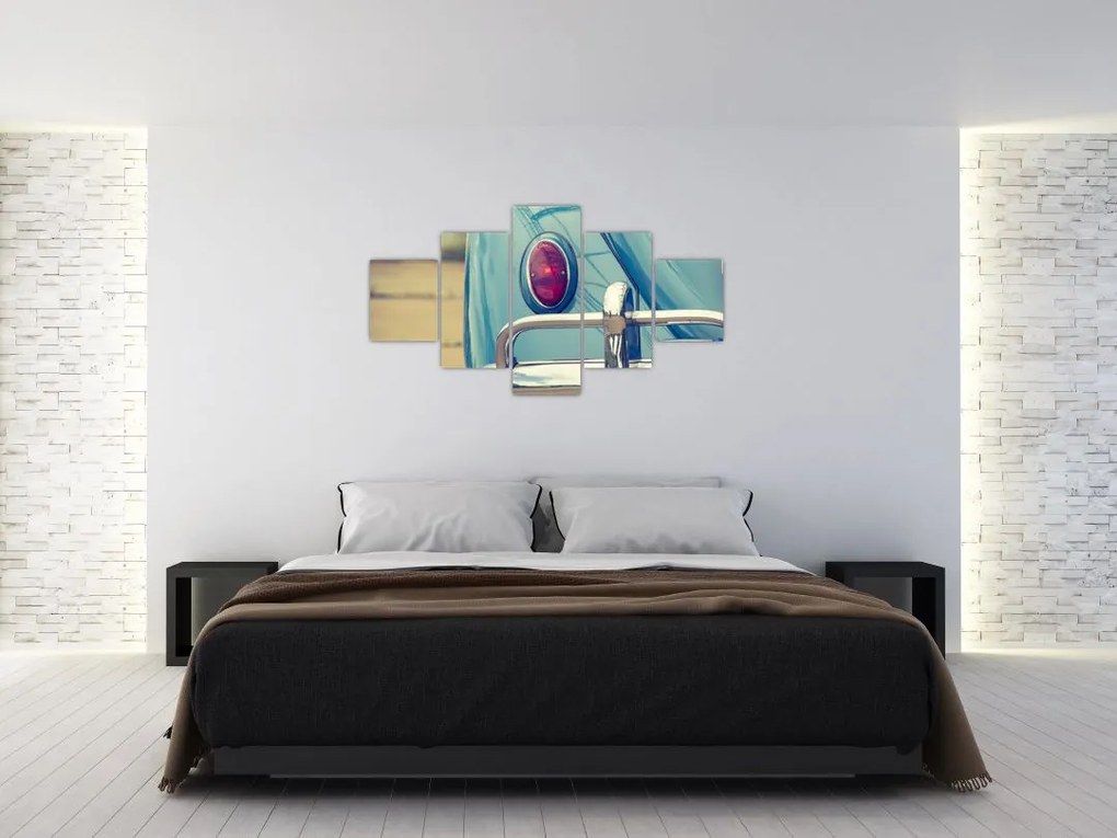 Obraz turkusowego weterana (125x70 cm)