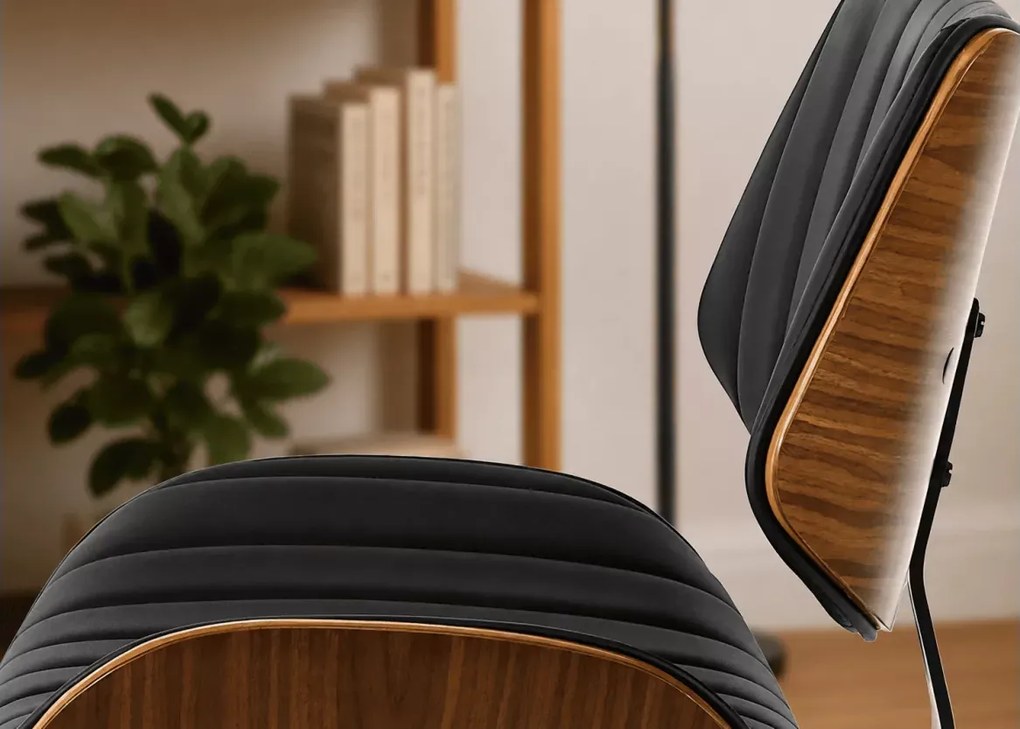 Larow – fotel biurowy obrotowy 360° z ekologiczną skórą i regulacją wysokości
