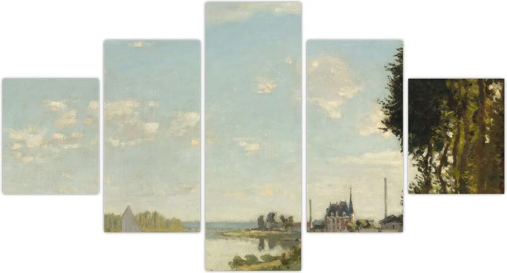 Obraz - Claude Monet, Argenteuil, reprodukcje (125x70 cm)