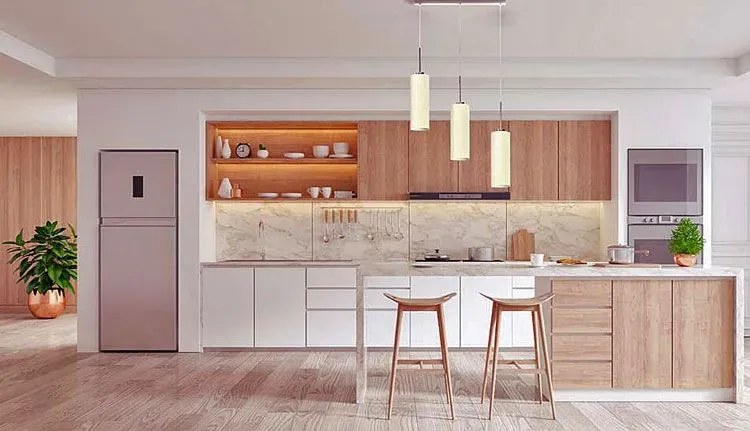 Lampa z podłużnymi kloszami na chromowanym stelażu - EX386-Składany - 18 kolorów
