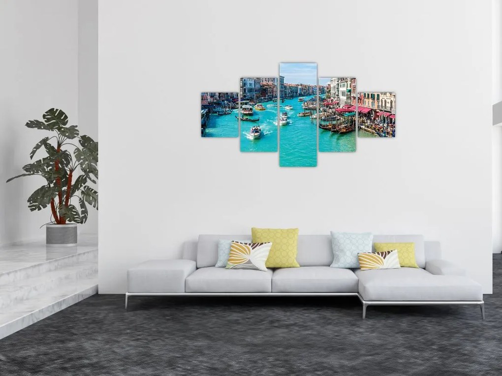 Obraz  - Canal Grande, Wenecja, Włochy (125x70 cm)
