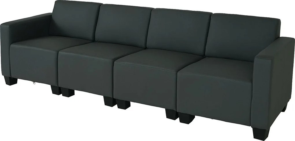 4-osobowa sofa Moncalieri,  ciemnoszara