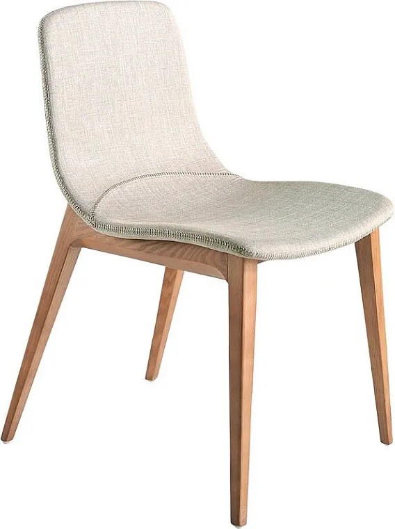 Krzesło z beżowej tkaniny 4049 ANGEL CERDA